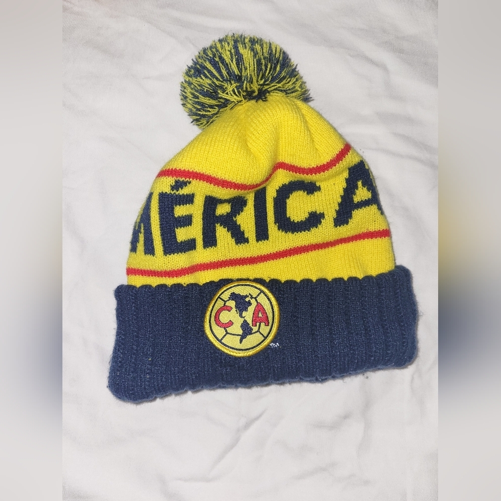Club America Pom-Pom Beanie